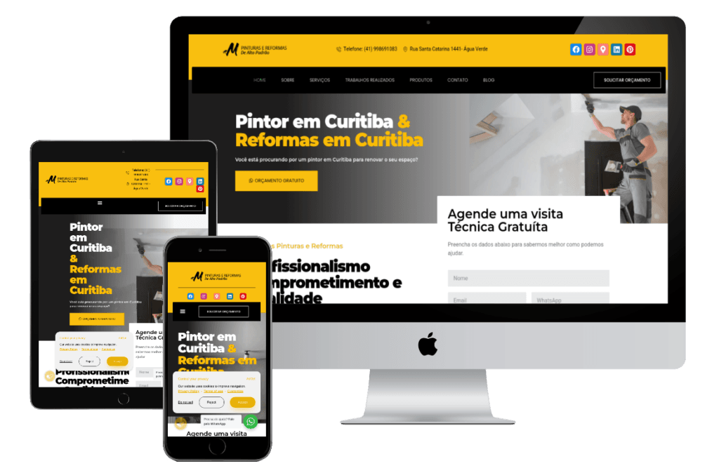 Mazzeettos encontre pintor em Curitiba