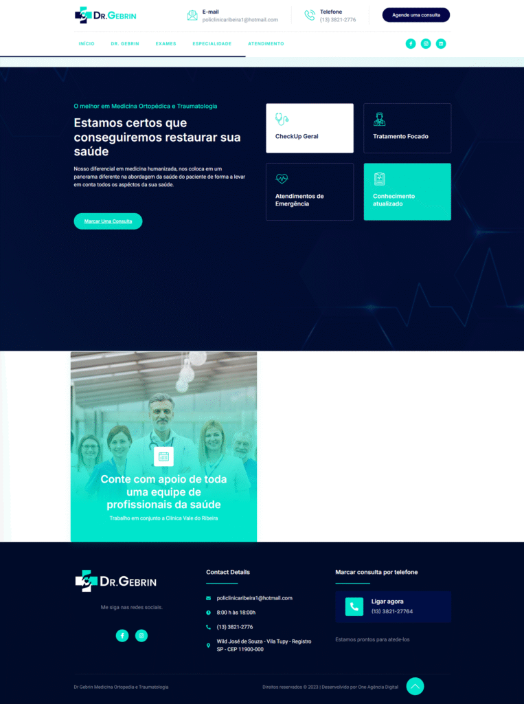 mockup criação de sites em curitiba