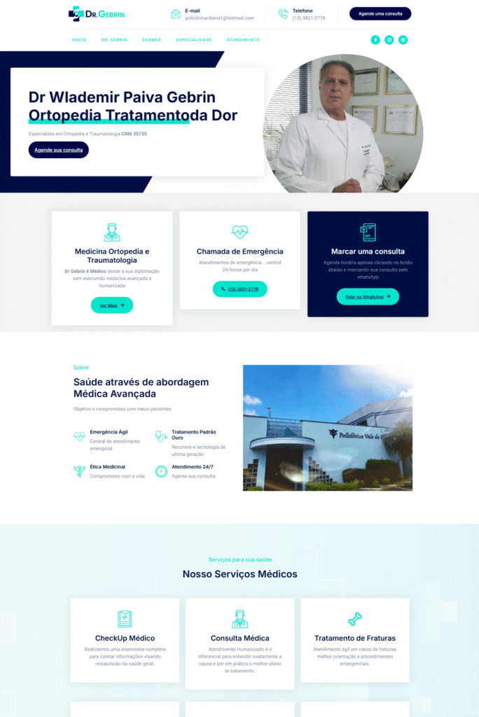 mockup criação de sites em curitiba